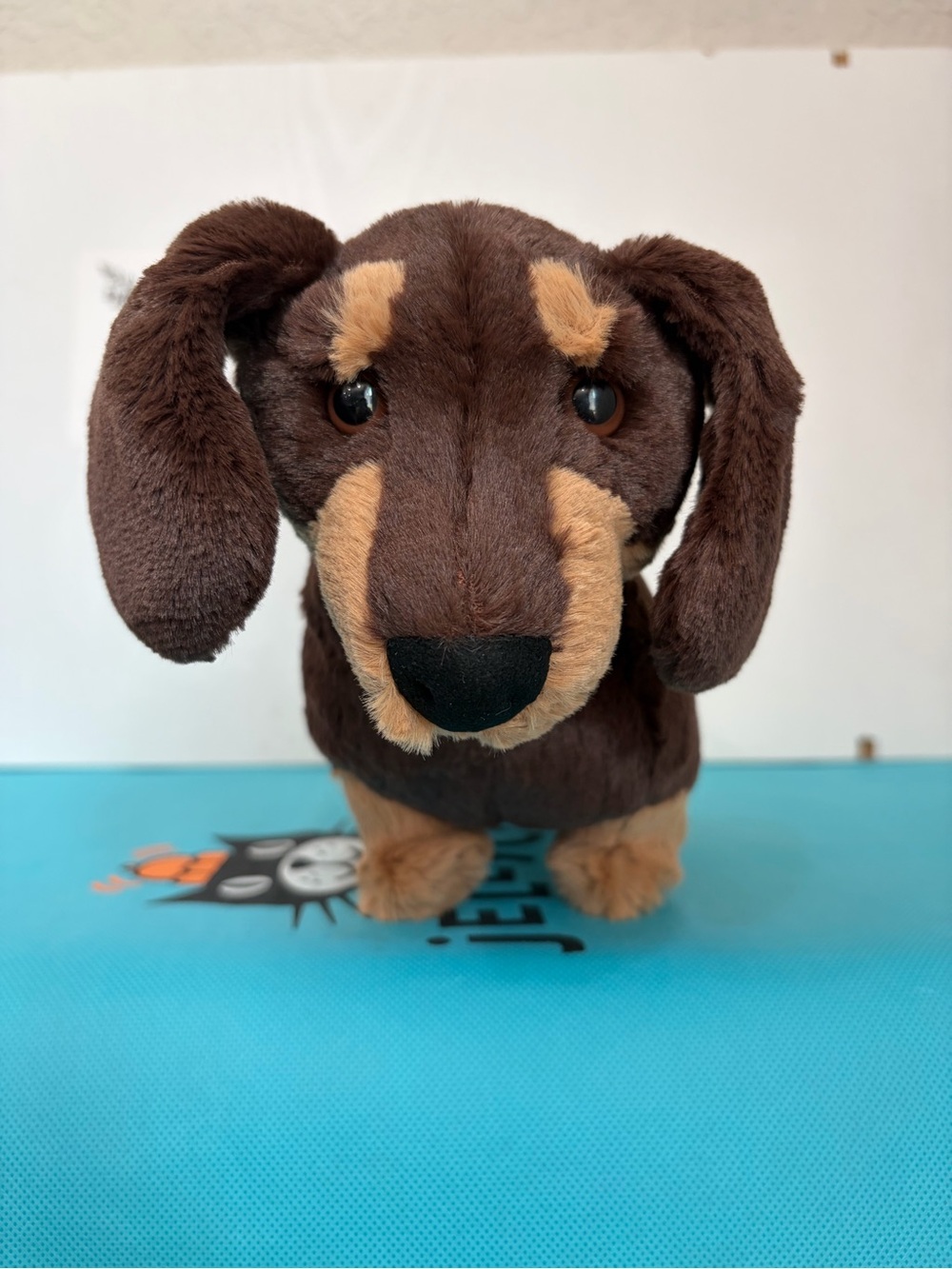 #53 AUTHENTIC Jellycat Otto Sausage Dog Medium- NWT-Dust Bag